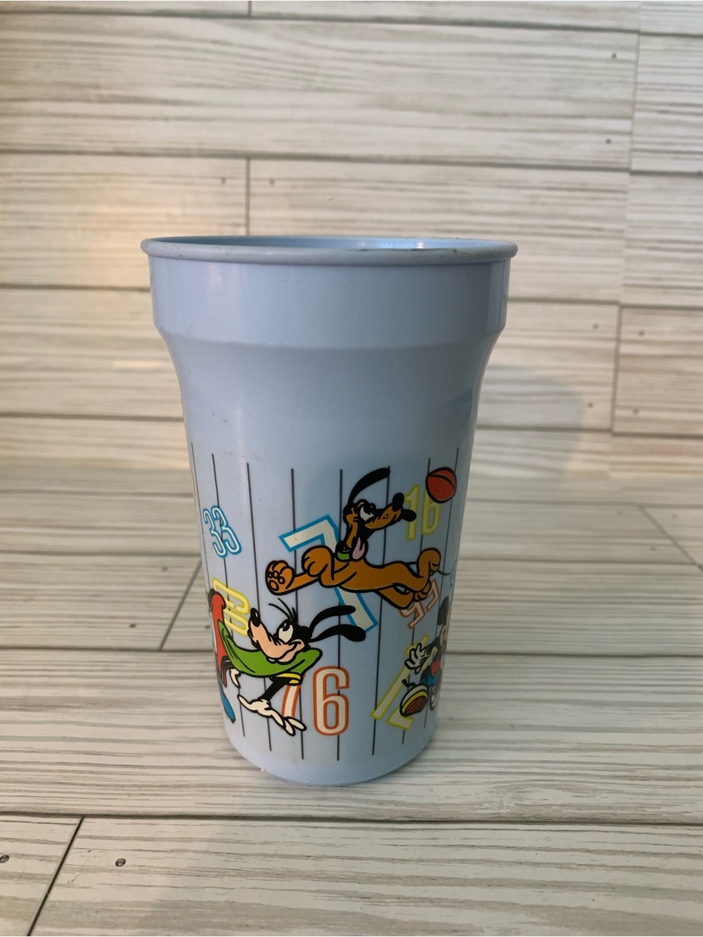 Vintage  Kids Character Cup with Goofy and Pluto